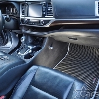 Автомобильные коврики EVA на Toyota Highlander III 3 ряда (2013-2019)