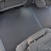 Автомобильные коврики EVA на Dodge Grand Caravan V (2007-2020) 2 ряд: кресла 1+1 убираются в пол