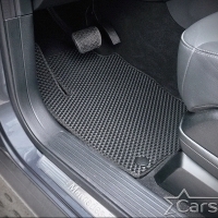 Коврики текстильные на Mercedes-Benz GLS-klasse I X166 3 ряда (2015-2019)