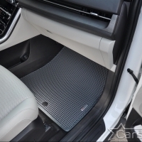Коврики текстильные на Kia Carnival IV (9мест) Корея (2020->) 