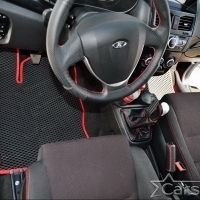 Двухслойные коврики EVA на Lada Granta лифтбек (2014->)