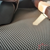 Двухслойные коврики EVA на Cadillac Escalade IV 3 ряда (2014->)