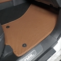 Двухслойные коврики EVA на Haval H9 3 ряда (2014->)