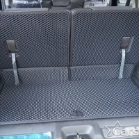 Двухслойные коврики EVA на Nissan Pathfinder III 3 ряда (2004-2014)