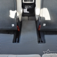 Двухслойные коврики EVA на Hyundai Palisade I 3 ряда (2018->)