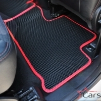 Двухслойные коврики EVA на Ford Galaxy II рестайл 3 ряда (2010-2015)