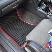 Двухслойные коврики EVA на Subaru Outback II пр.руль (1999-2003)