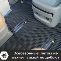 Автомобильные коврики EVA на Hyundai Staria 9 мест (2021->)