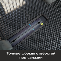 Автомобильные коврики EVA на Hyundai Staria 9 мест (2021->)