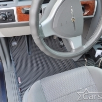 Автомобильные коврики EVA на Chrysler Grand Voyager V (2008->) 2 ряд: кресла 1+1 убираются в пол