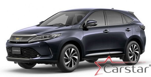 Двухслойные коврики EVA для Toyota Harrier III XU60 пр.руль (2013->)