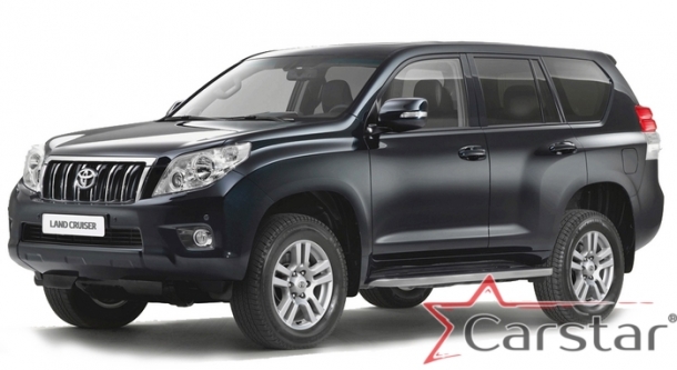 Автомобильные коврики EVA для Toyota Land Cruiser Prado 150 пр.руль (2009-2013) 