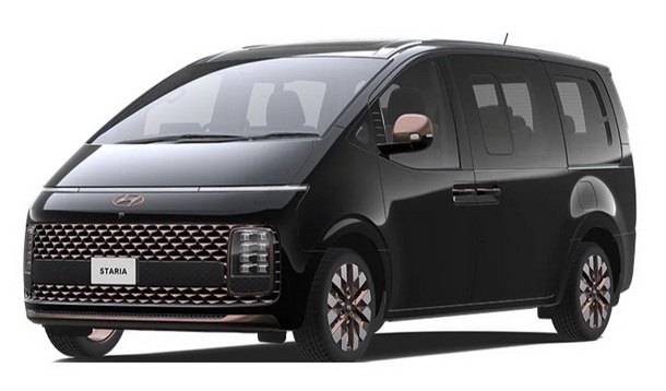 Двухслойные коврики EVA для Hyundai Staria 8 мест (2021->)