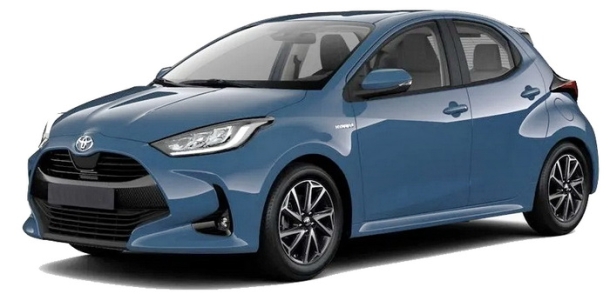 Двухслойные коврики EVA для Toyota Yaris IV 5D пр.руль (2020->) 