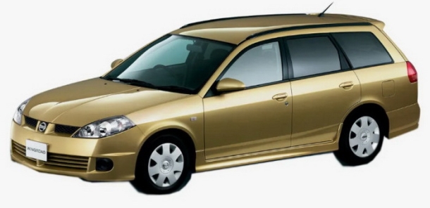 Двухслойные коврики EVA для Nissan Wingroad II (1999-2005)