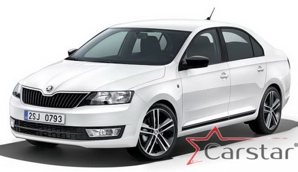 Автомобильные коврики EVA 3D для Skoda Rapid I (2012-2020)